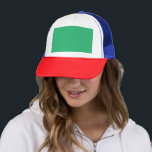 a green background with a white border trucker hat<br><div class="desc">Enhance your visuals with a minimalist and elegant touch! Discover the beauty of green background with white border design for striking colour contrast. Elevate your graphics with a modern twist</div>