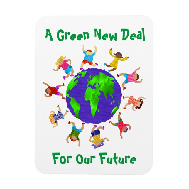 A Green New Deal For Our Future Magnet (Vertical)