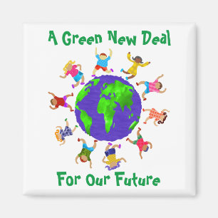 A Green New Deal For Our Future Magnet