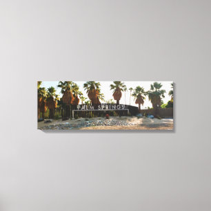A GREETING  FROM PALM SPRINGS CANVAS PRINT