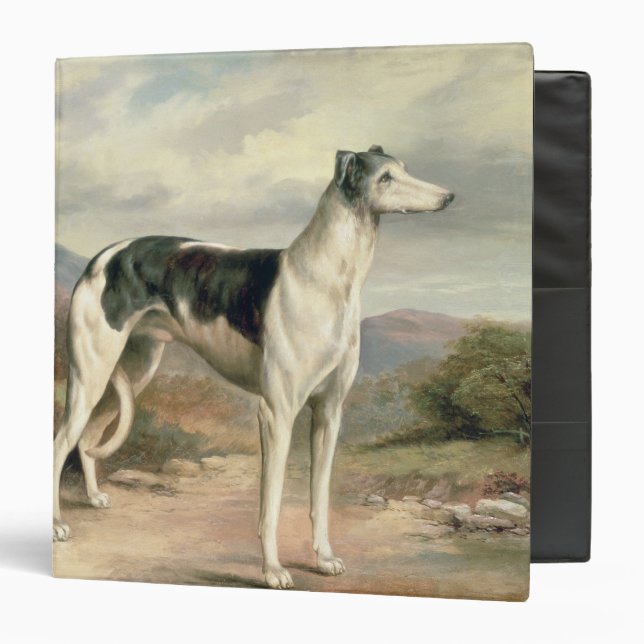 A Greyhound in a hilly landscape Binder (Front/Inside)