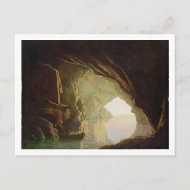 A Grotto in the Gulf of Salerno, Sunset, c.1780-1 Postcard (Front)