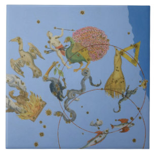 A group of constellations from 'Uranometria' by Jo Tile