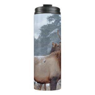 A GROUP OF DEERS THERMAL TUMBLER