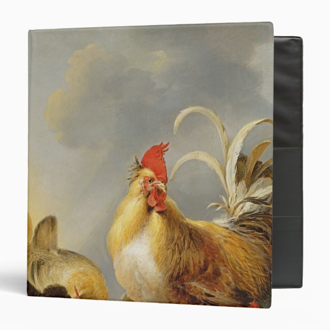 A Group of Farmyard Fowl, 1643 Binder (Front/Inside)
