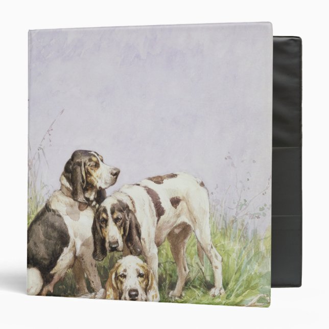 A Group of French Hounds Binder (Front/Inside)