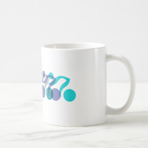 A group of riders coffee mug