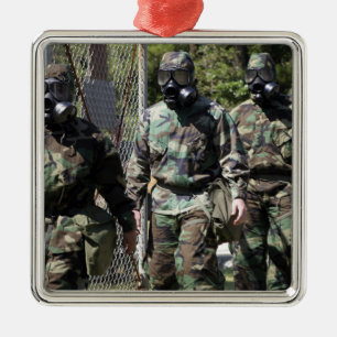 A group of Solar Challenge participants Metal Ornament