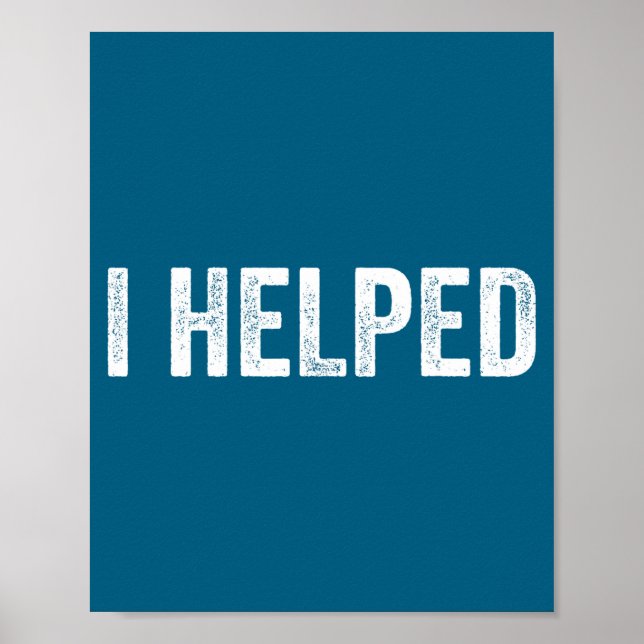 A Growing Tiny Human Helped Matching Poster (Front)