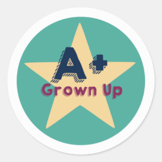 A+ Grown Up Adult Reward Stickers