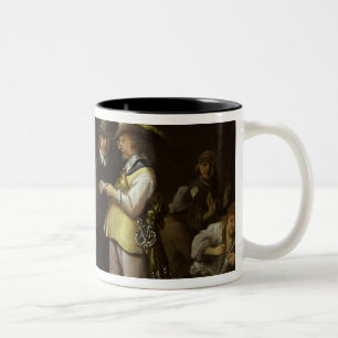 A Guardroom Interior Two-Tone Coffee Mug