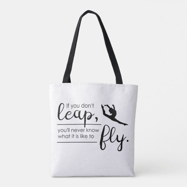 A Gymnast/ Dancer 's Inspirational Bag (Back)