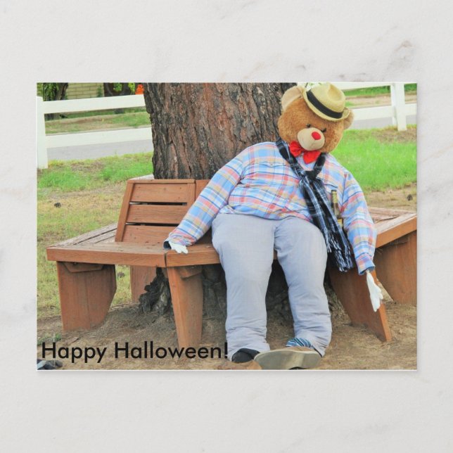 A Halloween Bear Postcard (Front)