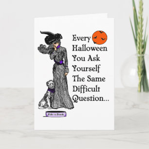 A Halloween Decision Card