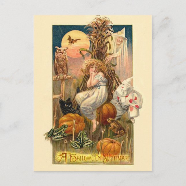A Hallowe'en Nightmare Postcard (Front)