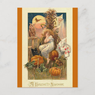 A Halloween Nightmare Postcard