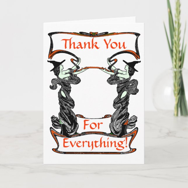 A Halloween Thank You Card (Front)