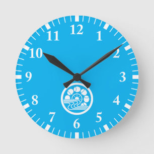 A Hammer-Wheel With Water Round Clock