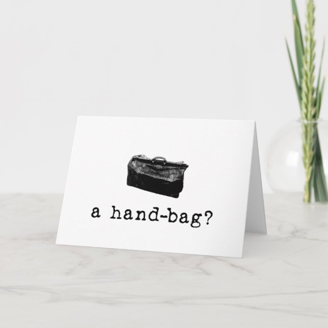 A Handbag? Card (Front)