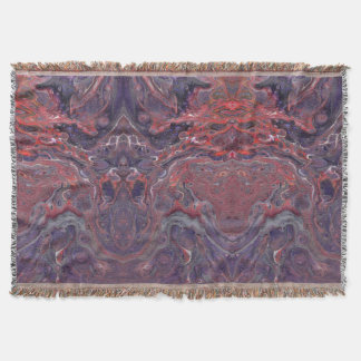 A Happening Abstract Throw Blanket