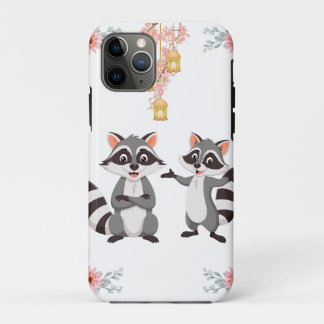 A happy and playful mood, just like the raccoons. iPhone 11 pro case