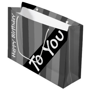 A Happy Birthday To You Large Gift Bag