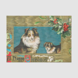 A Happy Christmas Card, The Miriam and Ira Wallach Tissue Paper