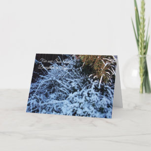 A Happy Christmas Son and Daughter-in-Law Card