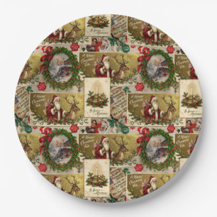 A Happy Christmas Tide Paper Plate