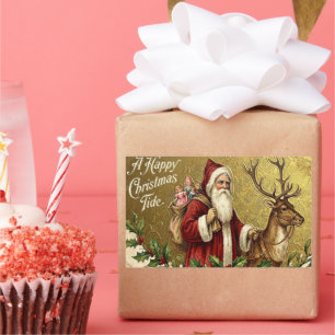 A Happy Christmas Tide Sticker