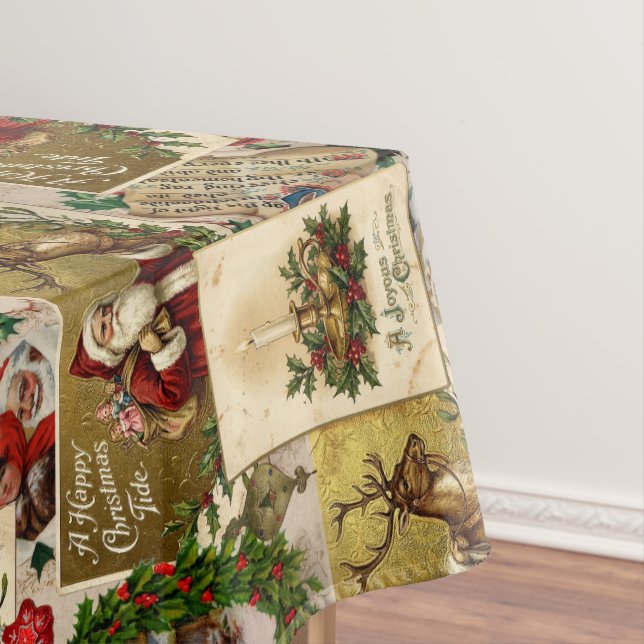 A Happy Christmas Tide Tablecloth (In Situ)