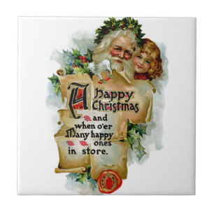 A Happy Christmas Tile
