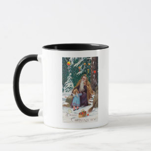 A Happy Christmas Time Father Christmas with Mug