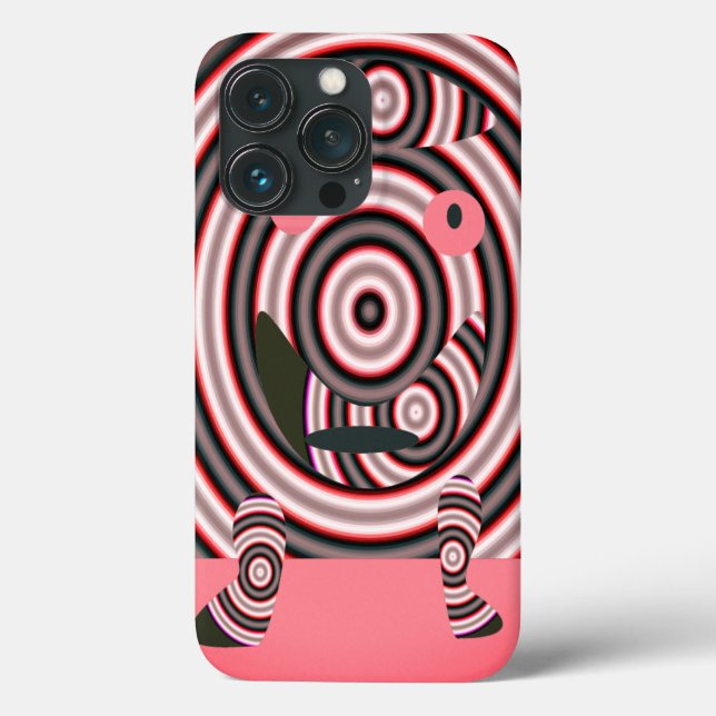 A happy design circl pink Case-Mate iPhone case (Back)