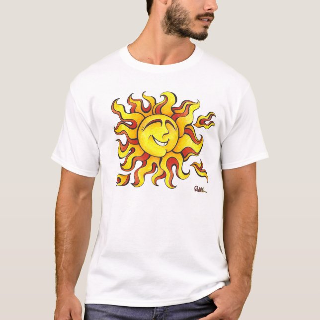 A happy drawing of a sun with a big smile! T-Shirt (Front)