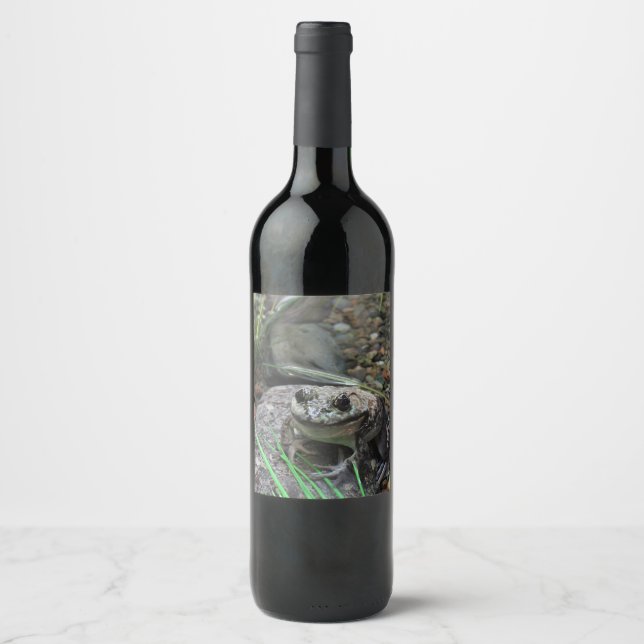 A Happy Frog Wine Label (Front)