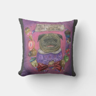A Happy Heart Throw Pillow