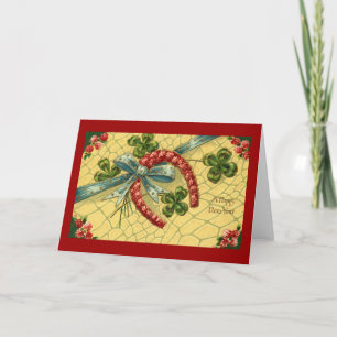 A Happy New Year 1911 Vintage Holiday Card