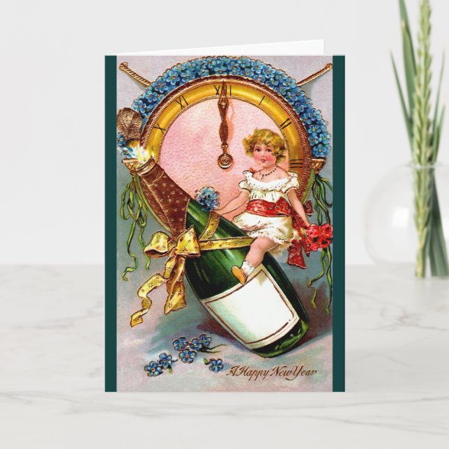 A Happy New Year Holiday Card (Front)