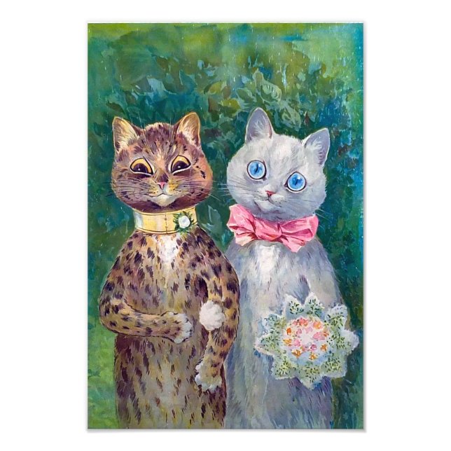 A Happy Pair | Louis Wain | Photo Print (Front)