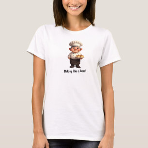 A Happy Pastry Chef Posing for the Camera T-Shirt