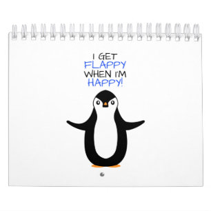 A happy penguin calendar