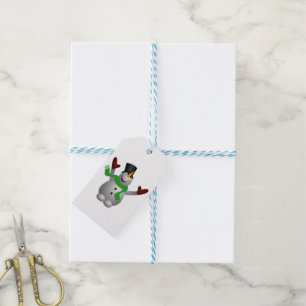 A Happy Snowman Gift Tags