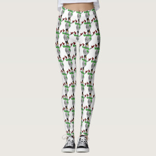 A Happy Snowman Leggings