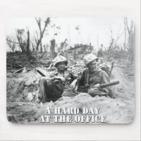 A Hard Day mouse pad