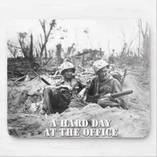 A Hard Day mouse pad