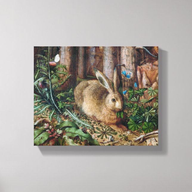 A Hare in the Forest (1585) , Canvas  (Front)