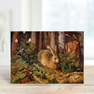 A Hare in the Forest   Hans Hoffmann Card