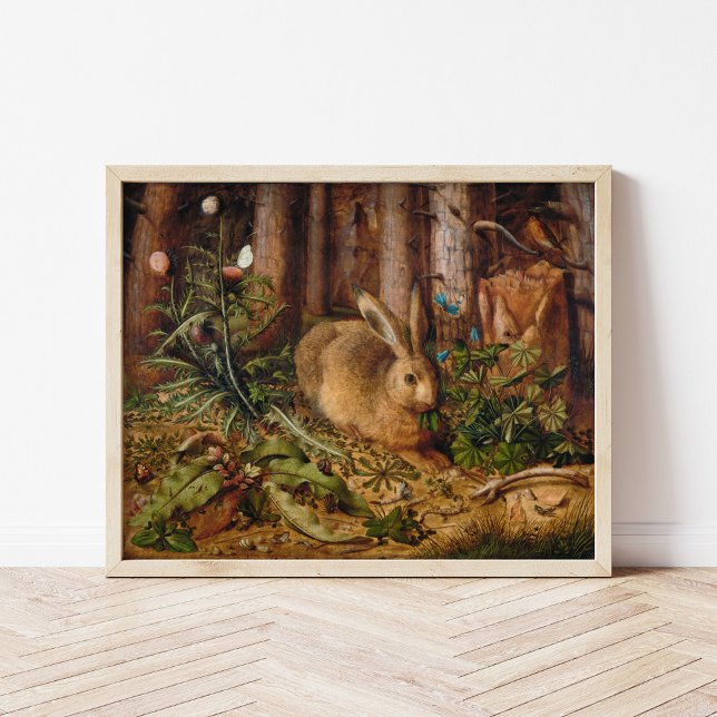 A Hare in the Forest | Hans Hoffmann Poster (Creator Uploaded)