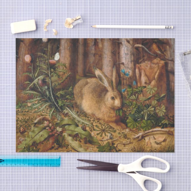 A Hare in the Forest | Hans Hoffmann Tissue Paper (Craft)